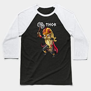 Thor - God of Strength and Thunder! Norse Mythology Design for Vikings and Pagans! Baseball T-Shirt